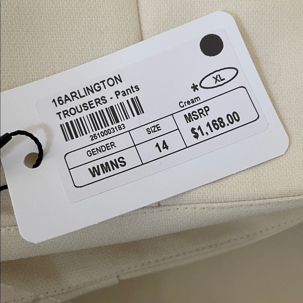 16Arlington Brisbane High Rise Flared Trouser Pants in Milk Ivory Size‎ 14 - Picture 7 of 16